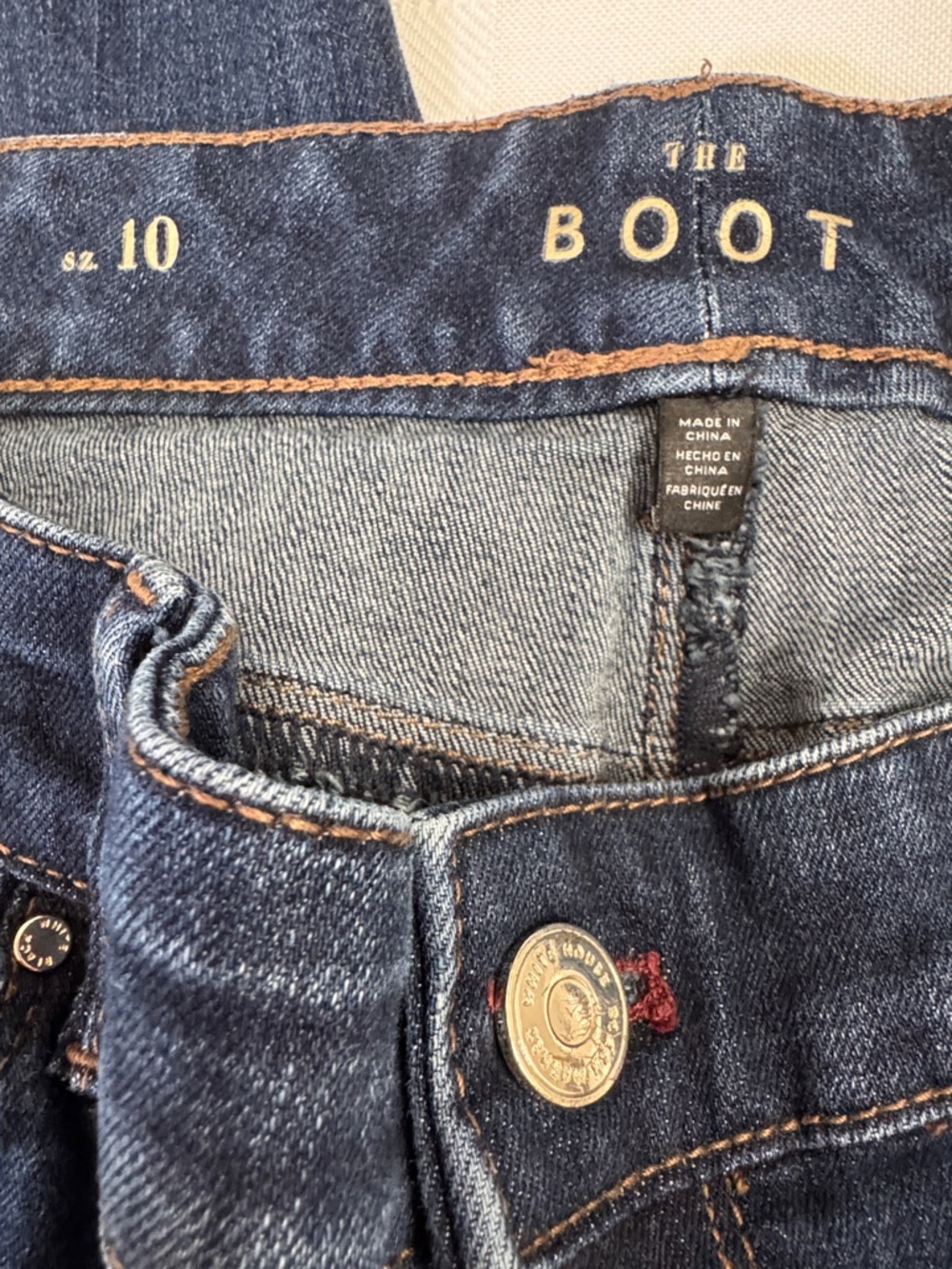 White House Black Market Indigo Boot Cut Jeans - Picture 2 of 16